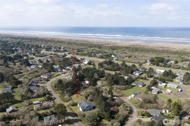 located on a quiet street close to beach access