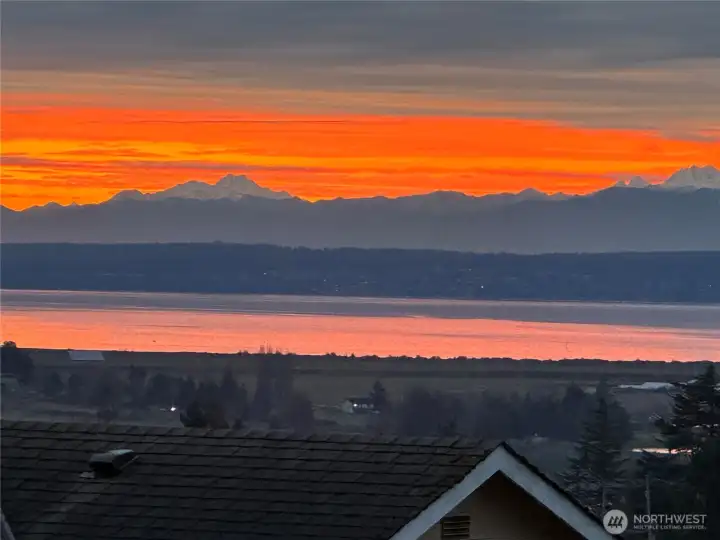 PORT SUSAN BAY & OLYMPIC MOUNTAIN VIEWS