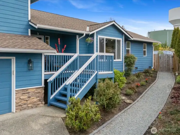 front entry deck