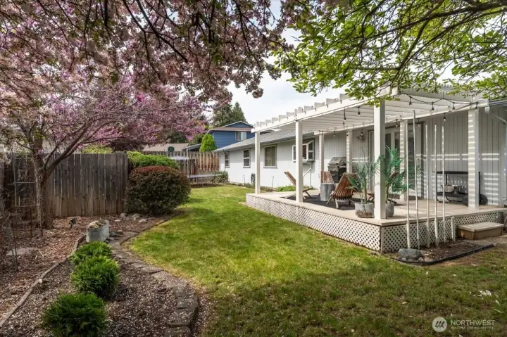 Fully fenced for privacy.