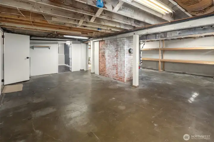 Lower level with flexible bonus/office/bedroom space.