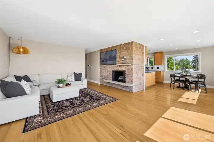 Open concept floorplan