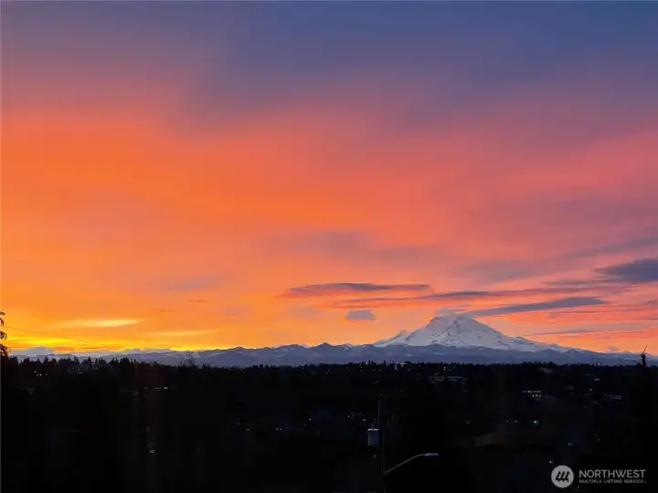 Sunset view from home