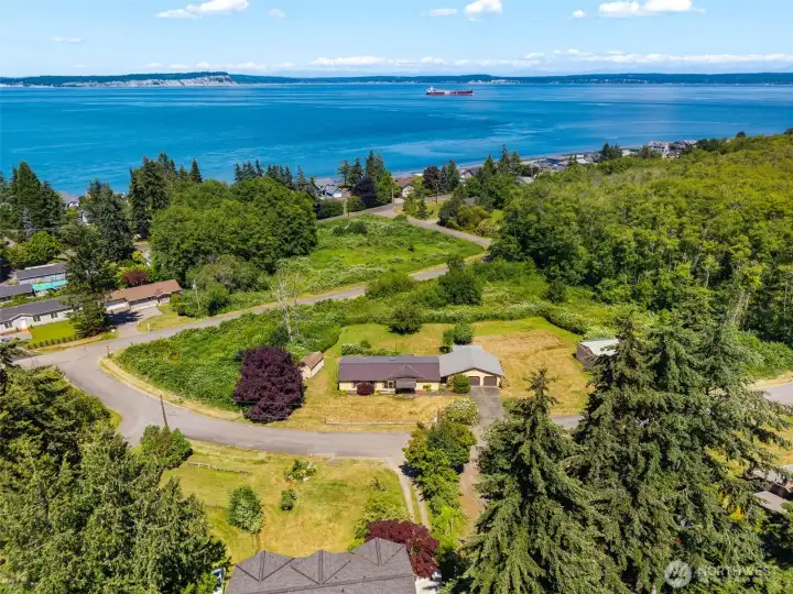 Proximity to the water- that adds Sound and mountain to views to the property