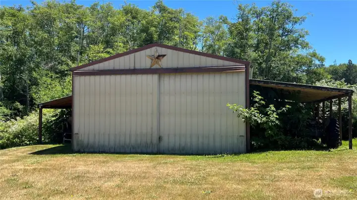 Metal barn built in 1991