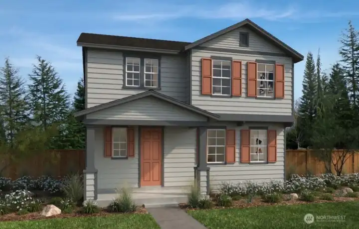 Plan 2141 Front Rendering Elevation A Color Scheme B