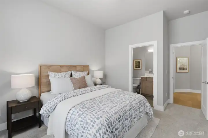 Main floor guest suite. Main floor guest suite.