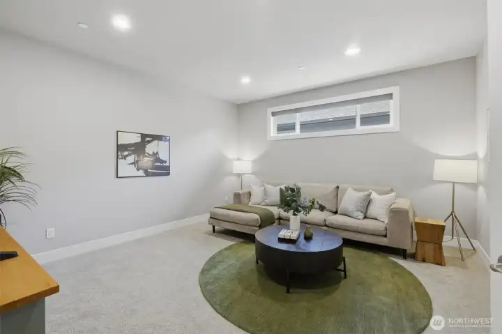 Bonus room upstairs for cozy movie nights! Bonus room upstairs for cozy movie nights!