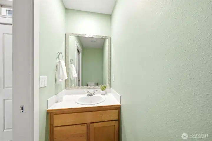 Quarter Bathroom for guest on the main floor Quarter Bathroom for guest on the main floor
