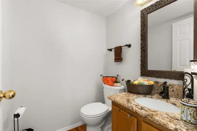Main level powder bath