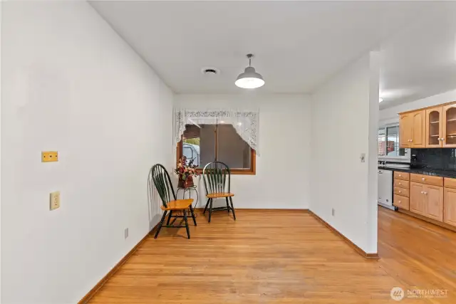 Oak Hardwood flooring throughout main floor