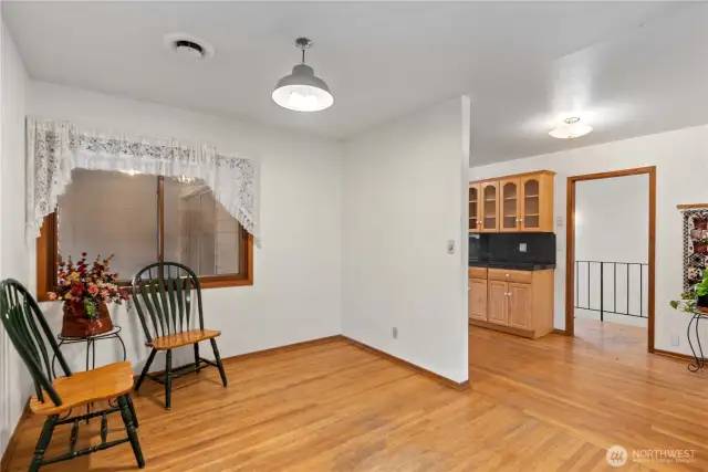 Dining room off kitchen