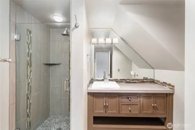 Updated guest bathroom