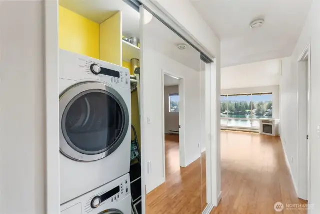 Newer stack washer & dryer