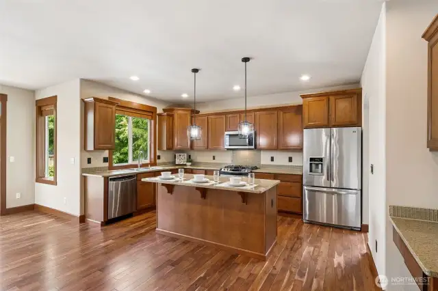 The stainless appliances are all included with the sale of the Home.