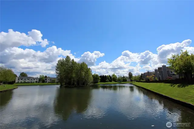 One of several small lakes to enjoy at this community,  Enjoy walks on trails or the sidewalk loop throughout the community.