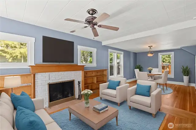 Front Room with Gas Fireplace