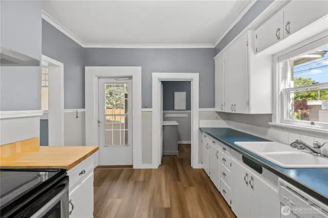 Kitchen with Access to Backdoor/Sunporch