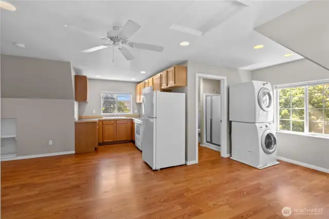 Studio with Laundry