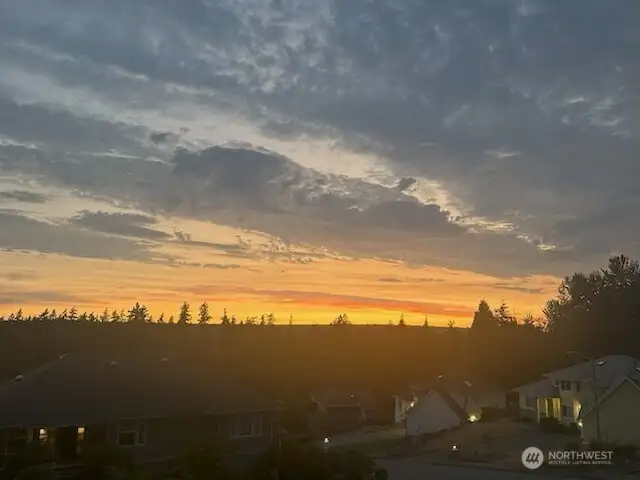 A stunning sunset in July 2025.