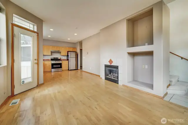 Gas fireplace