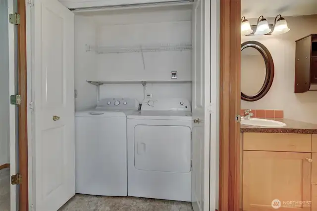 Laundry closet