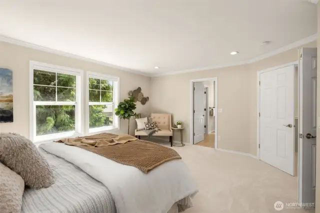 Spacious Primary Bedroom