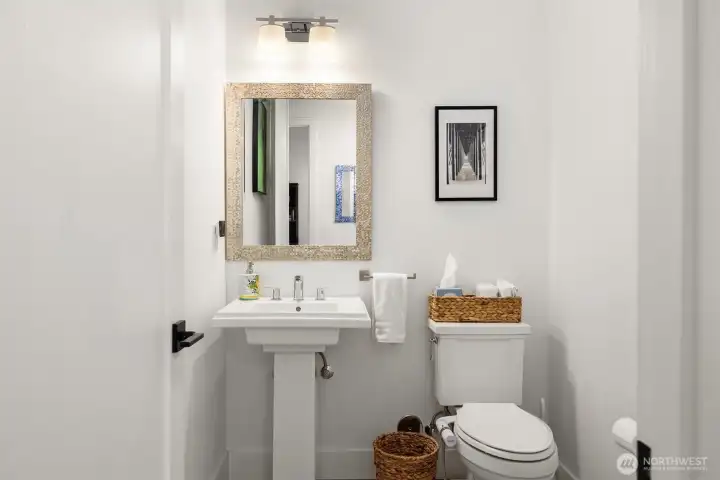 Main floor powder room