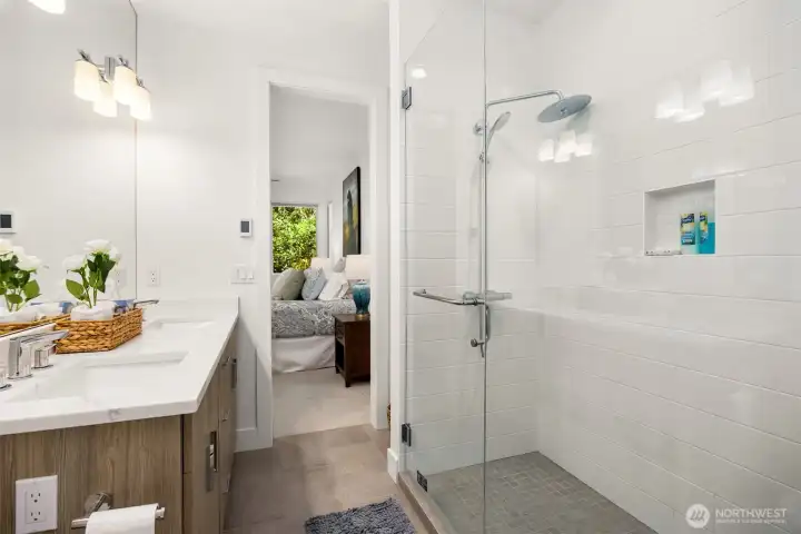 Attached bathroom
