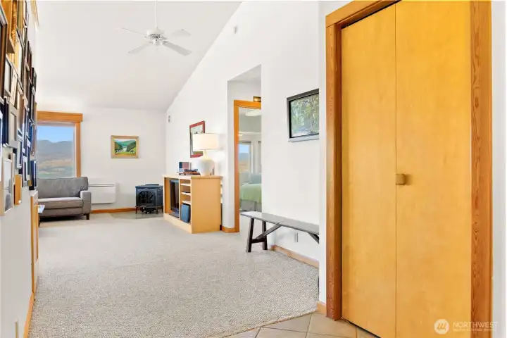 Inviting entry welcomes you with light-filled spaces and a warm, functional layout that flows seamlessly into the heart of the home.”