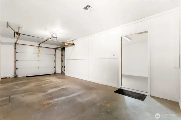 Generous storage room offers space for gear, tools, or seasonal equipment.