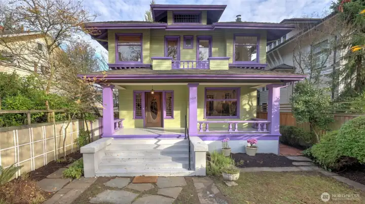 Well maintained historic beauty. Fully fenced front and backyard.