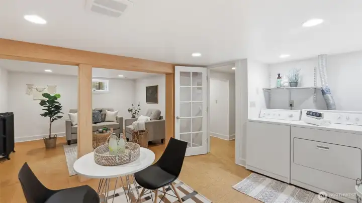 Lower level bonus/rec room