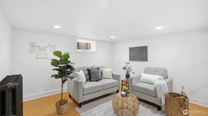 Lower level bonus/rec room