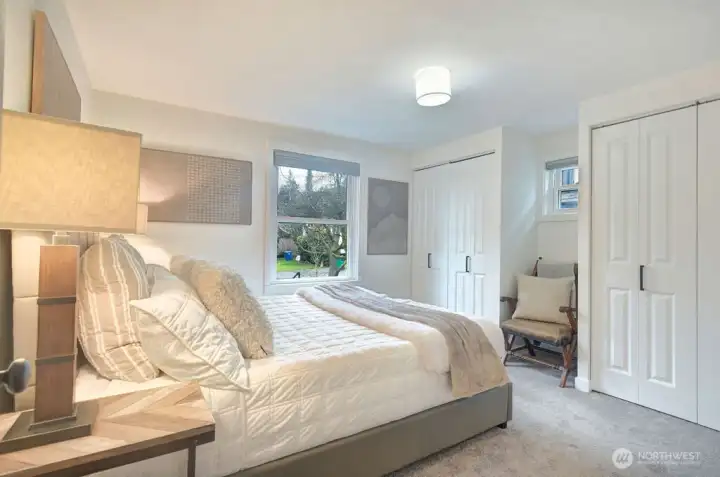 South Facing upstairs bedroom