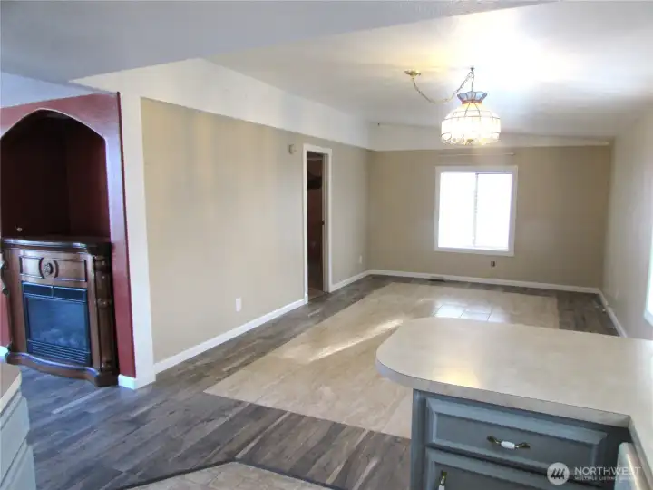 PRIMARY BEDROOM ENTRANCE OFF FAMILY ROOM.