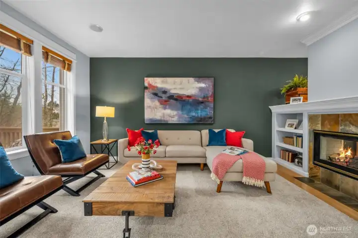 Another view of the family room.