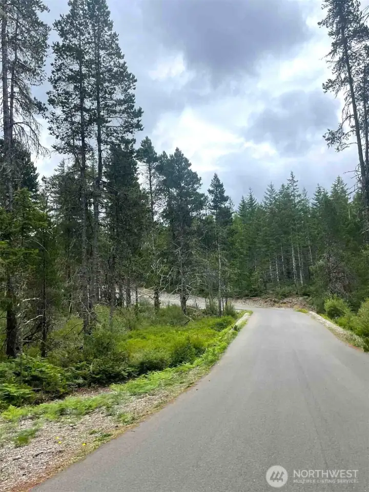 Private peaceful road