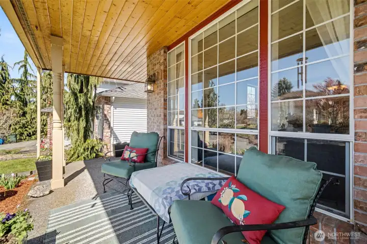 Enjoy front porch living