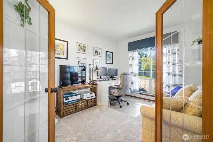 Downstairs bedroom/office