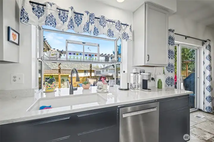 Updated appliances, cabinetry and countertops