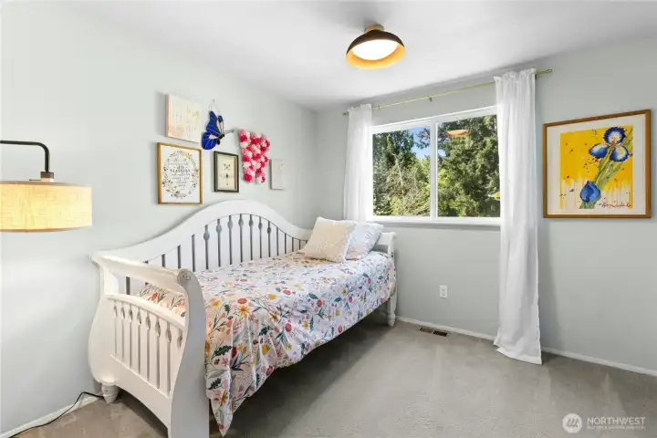 Bedroom 2 on the main floor.