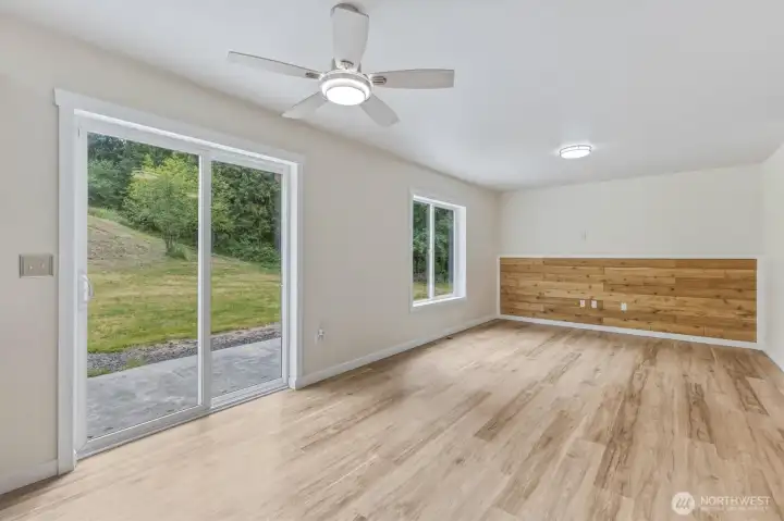 Lower Living room off kitchen