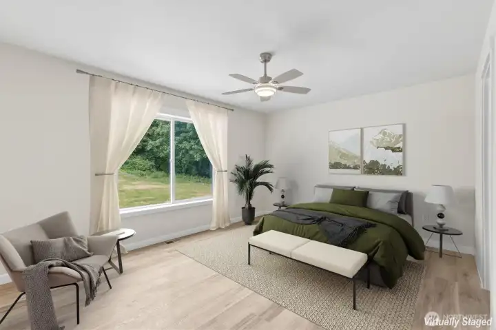 Primary Suite Staged
