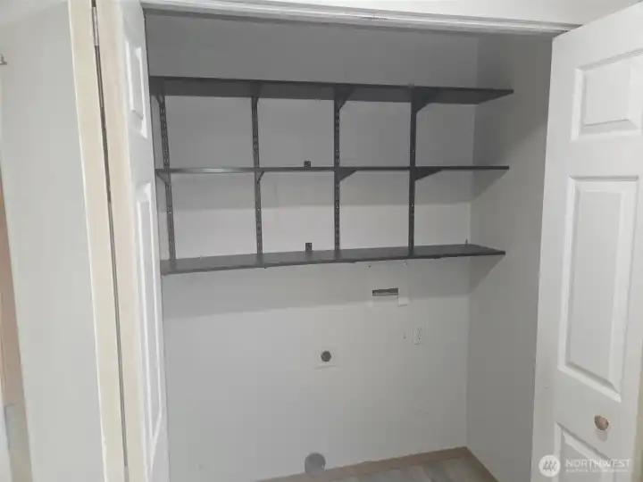 Laundry Closet view
