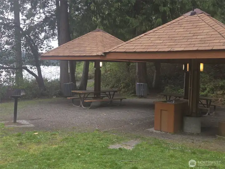 Covered picnic area