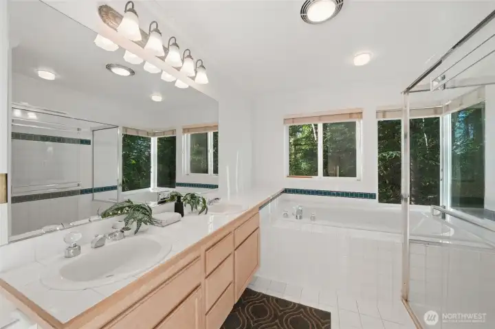 Surrounded by nature.