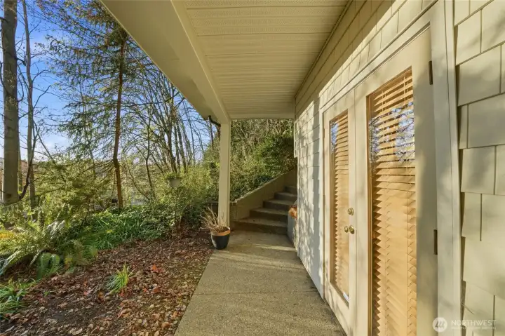 Private, secluded setting.