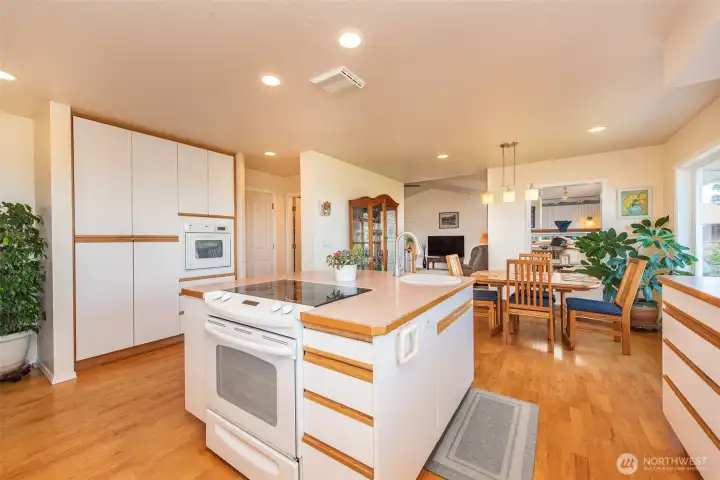 kitchen on main level