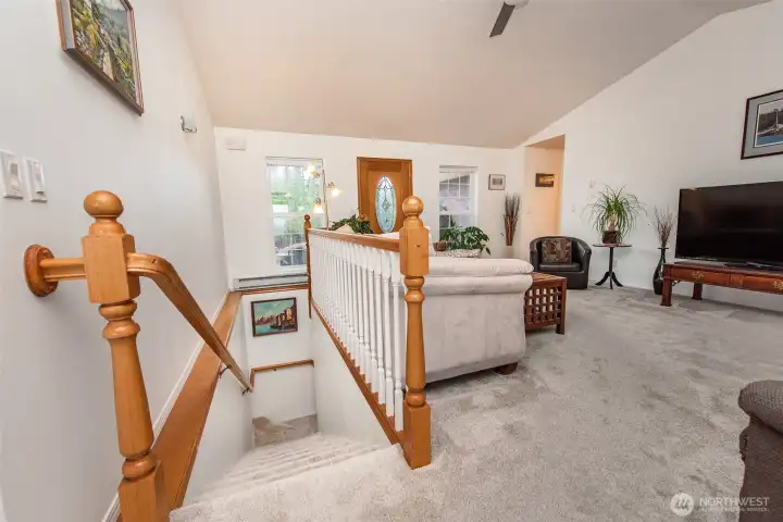 staircase to lower level